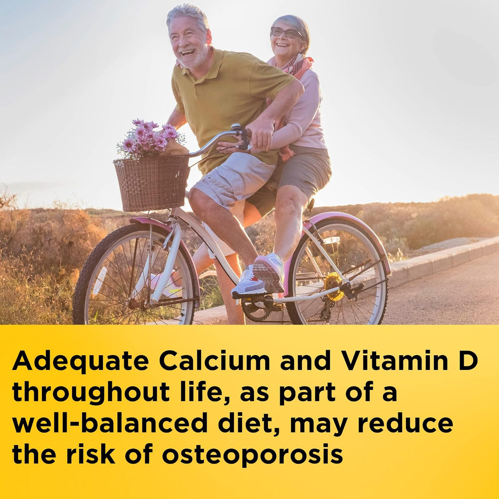 Nature Made calcium 600 mg + vitamine D3, 60 comprimés