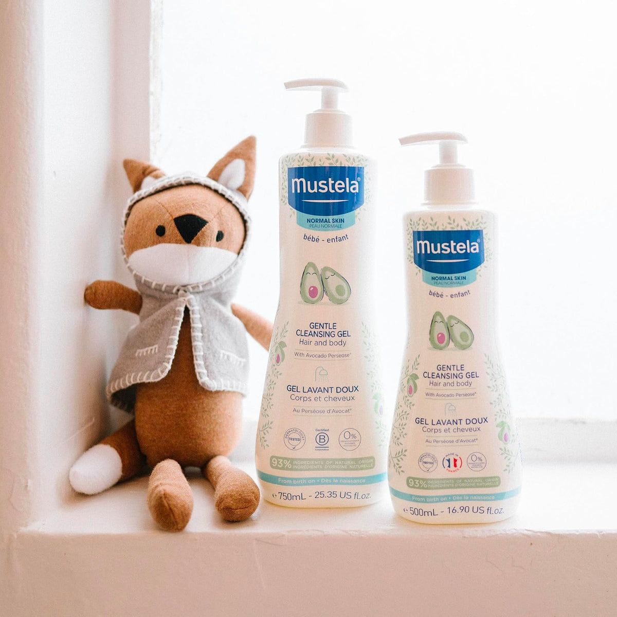 Mustela gel lavant doux bébé 500 ml