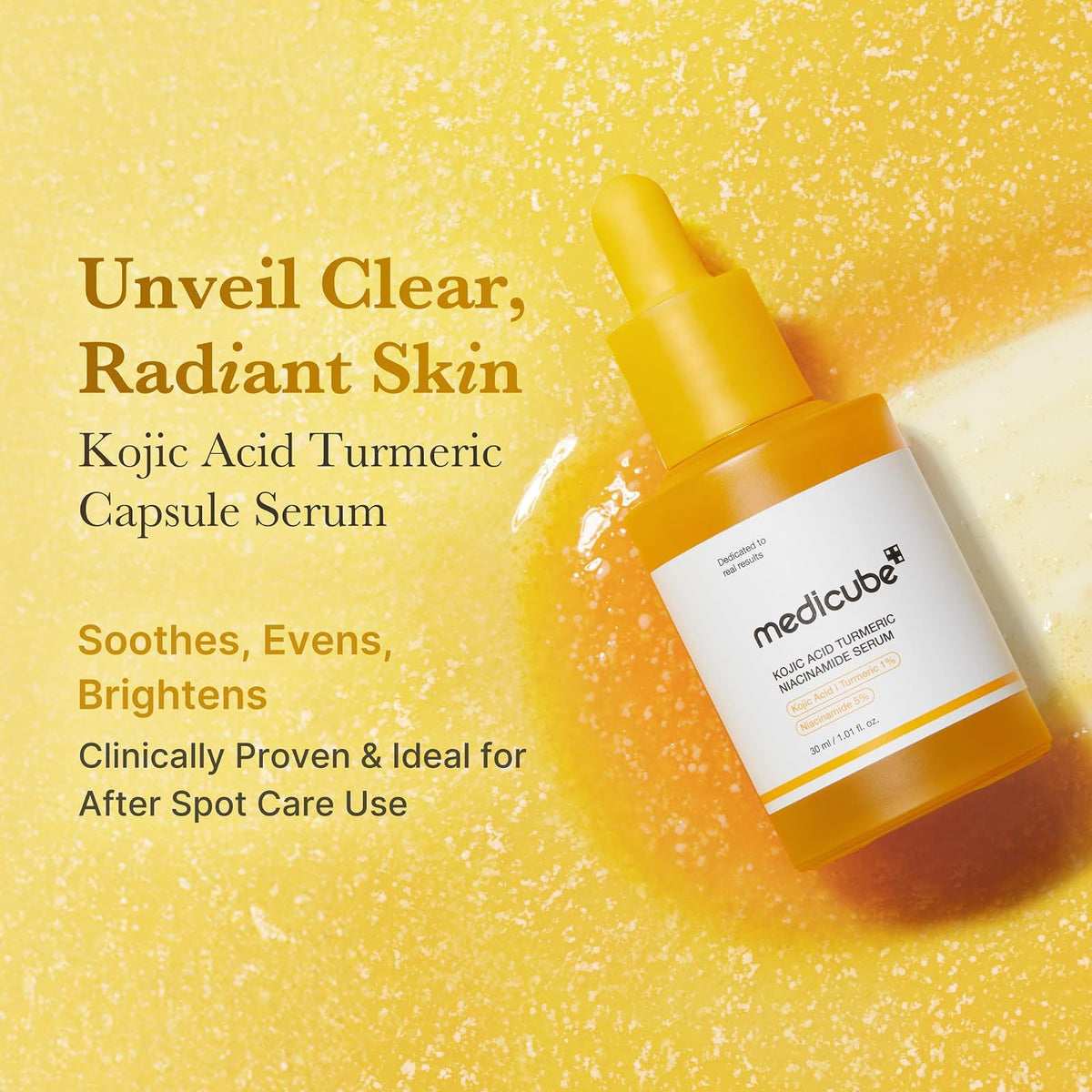Medicube Kojic Acid Turmeric sérum à capsules, 30 ml