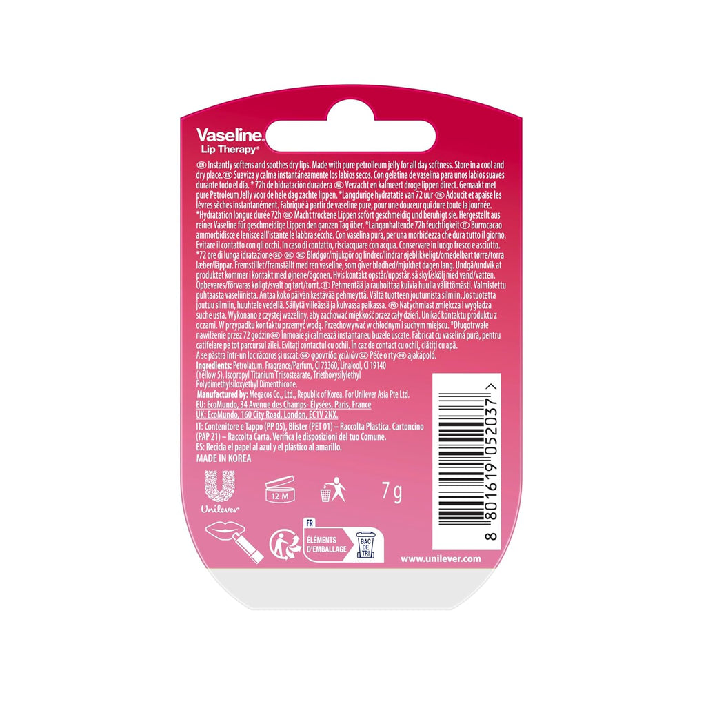 Vaseline Lip Therapy Rosy Lips baume à lèvres 7 g