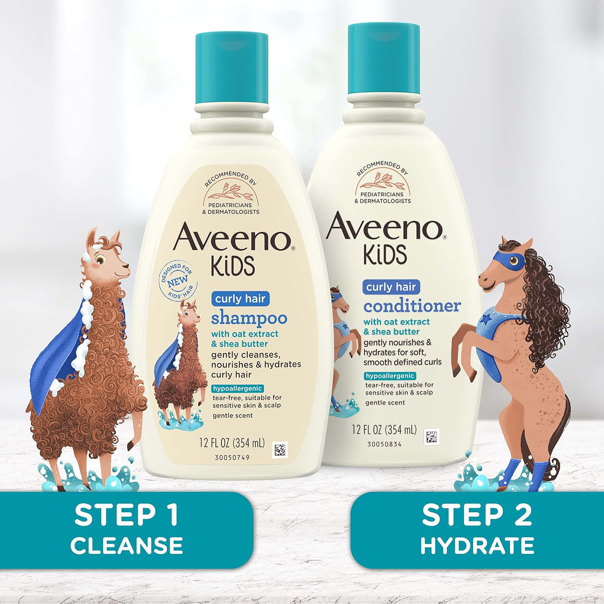 Aveeno Kids après-shampooing pour cheveux bouclés 354 ml