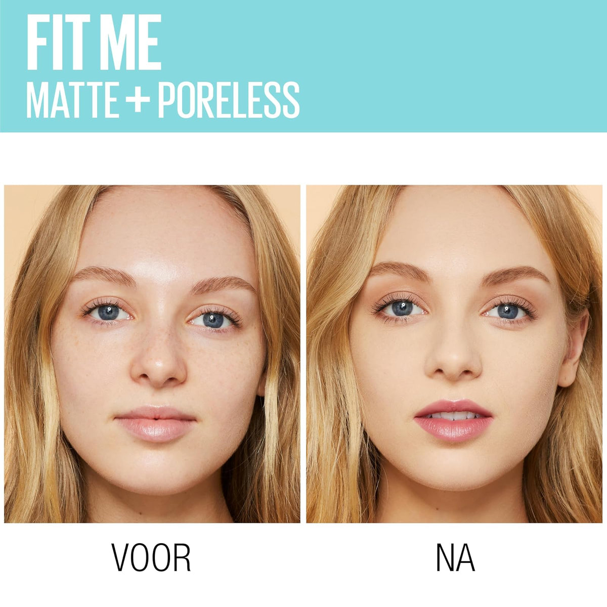 Maybelline Fit Me fond de teint mat, peau uniforme