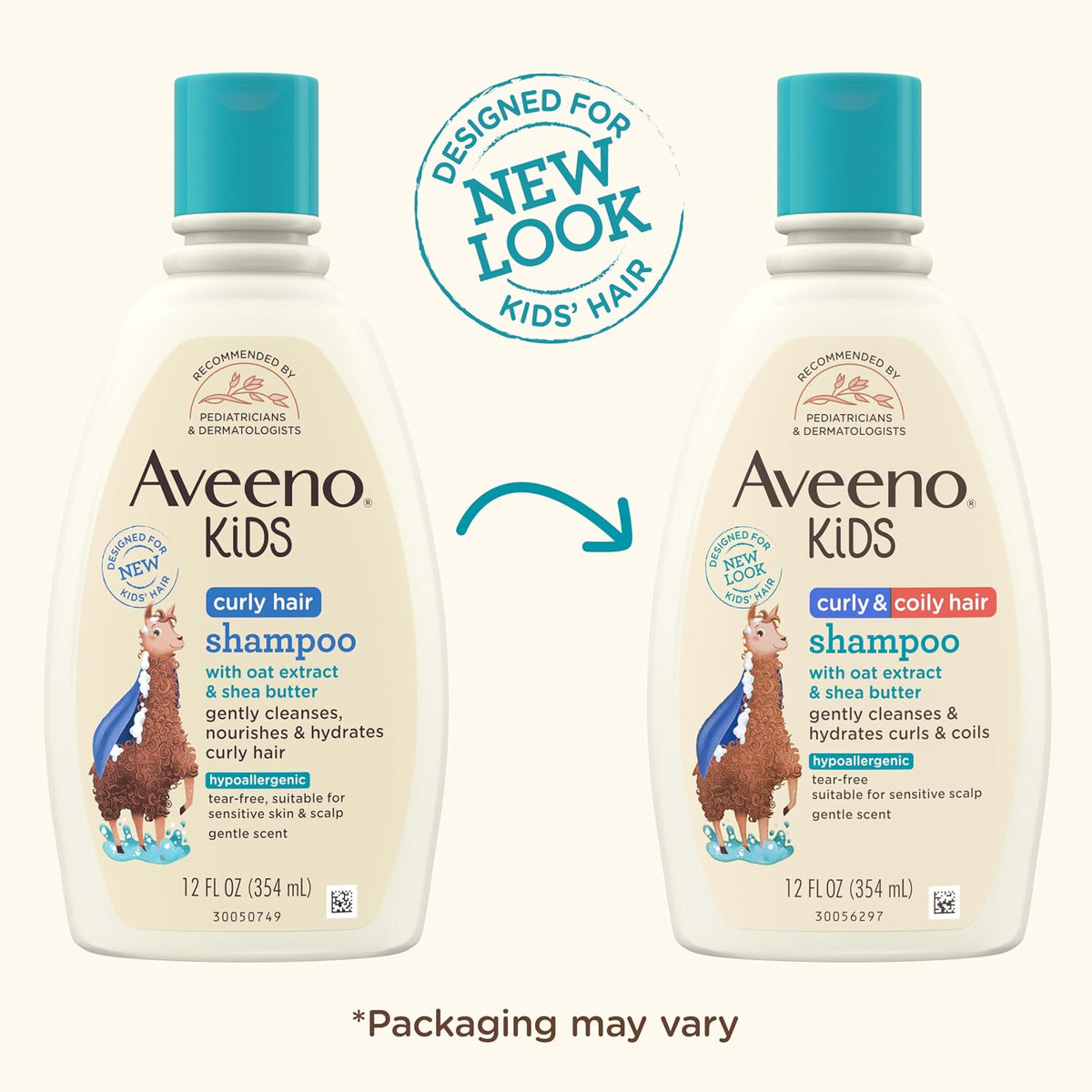 Aveeno Kids shampooing pour cheveux bouclés 354 ml