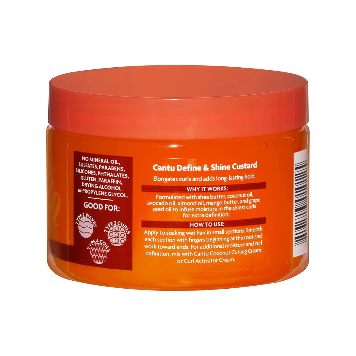 Cantu Define & Shine Custard crème-gel définissante 340 g