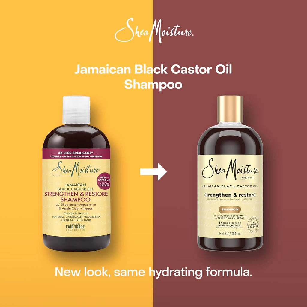 SheaMoisture shampooing Jamaican Black Castor Oil 384 ml