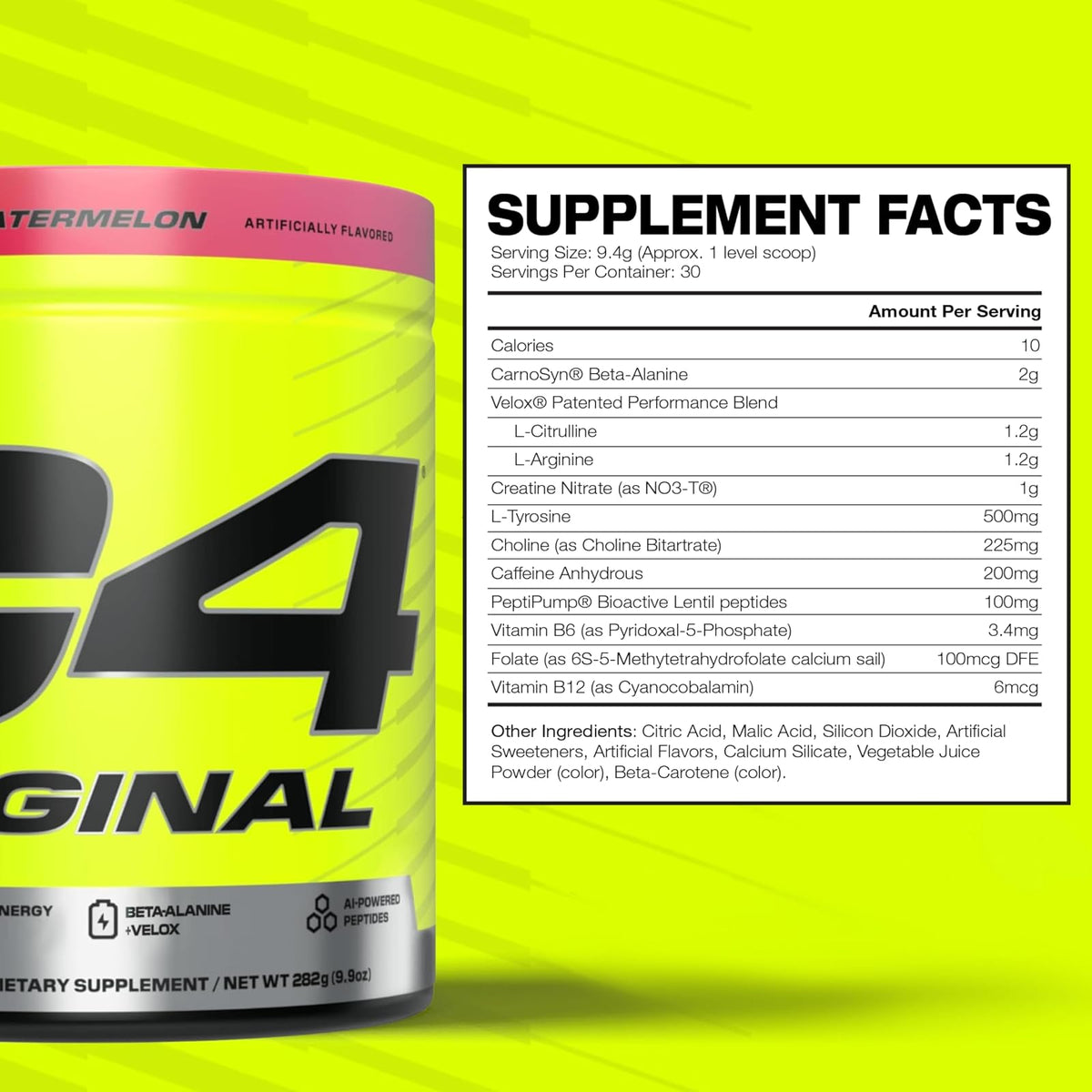 Cellucor C4 Original pré-entraînement, 30 doses