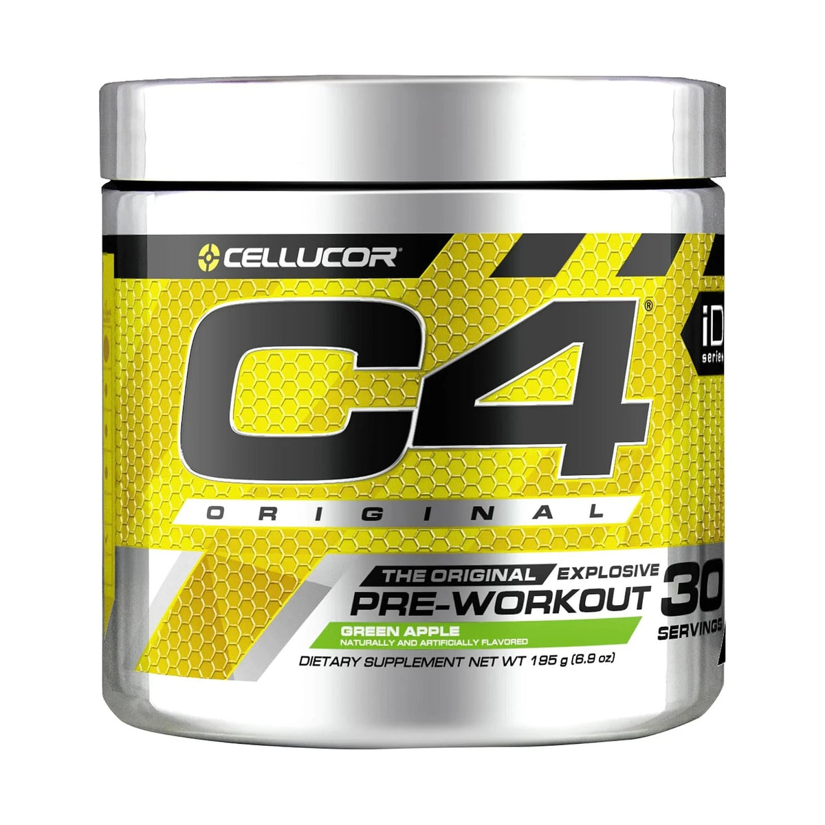 Cellucor C4 Original pré-workout 30 doses – Pomme verte, photo du produit seul sur fond blanc