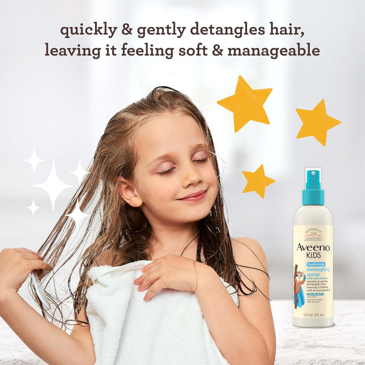 Aveeno Kids spray démêlant hydratant sans rinçage 295 ml