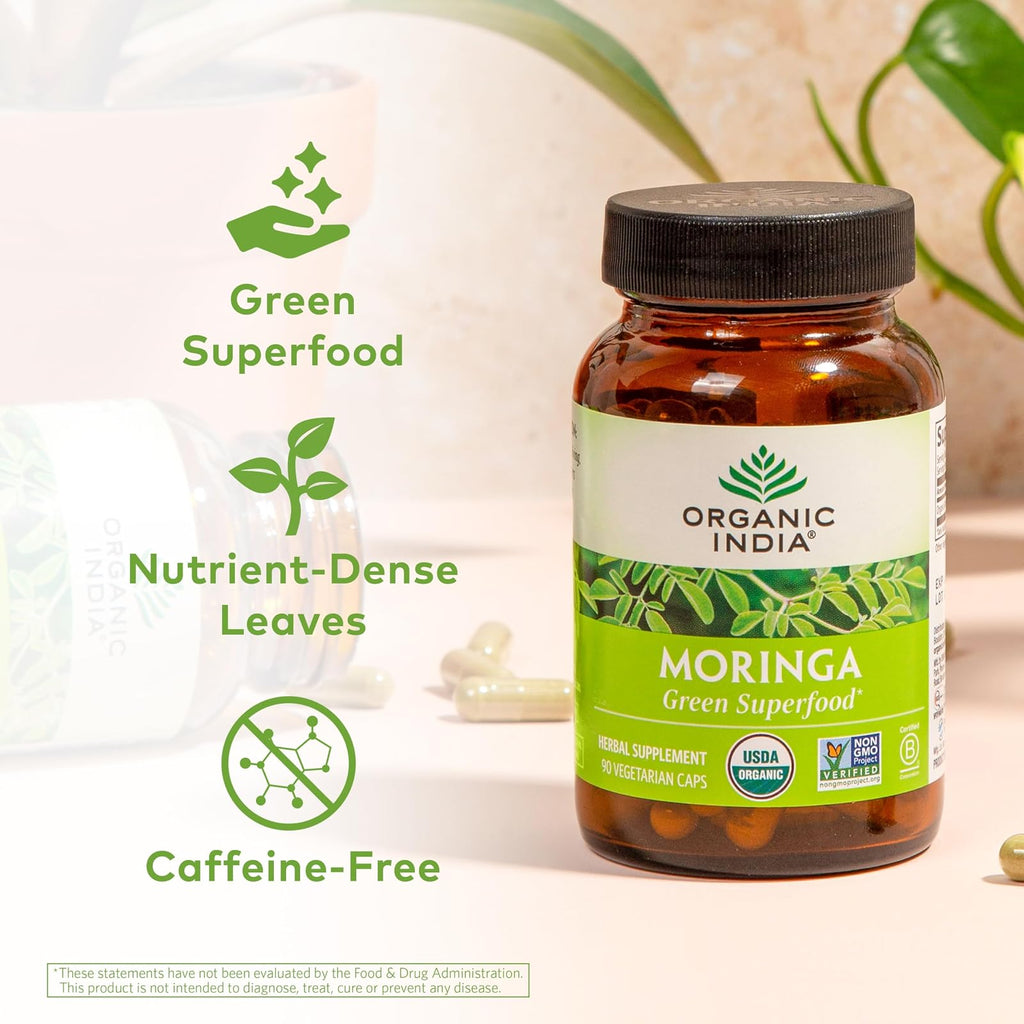 Organic India moringa bio, gélules