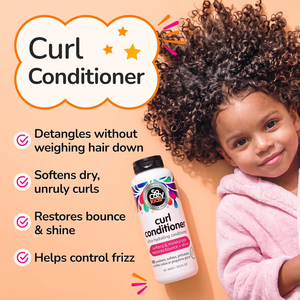 SO COZY Boing après-shampooing pour boucles d'enfants 310 ml