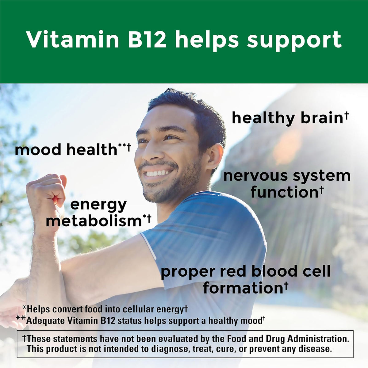 Nature Made vitamine B12 1000 mcg, 90 capsules