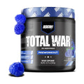 Redcon1 Total War pré-workout 30 doses – Framboise bleue, photo du produit seul sur fond blanc