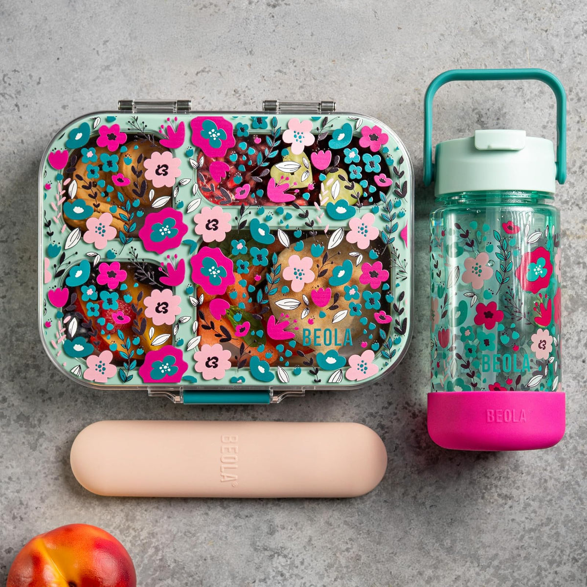 Beola gourde enfant 500 ml avec paille, sans BPA ni BPS