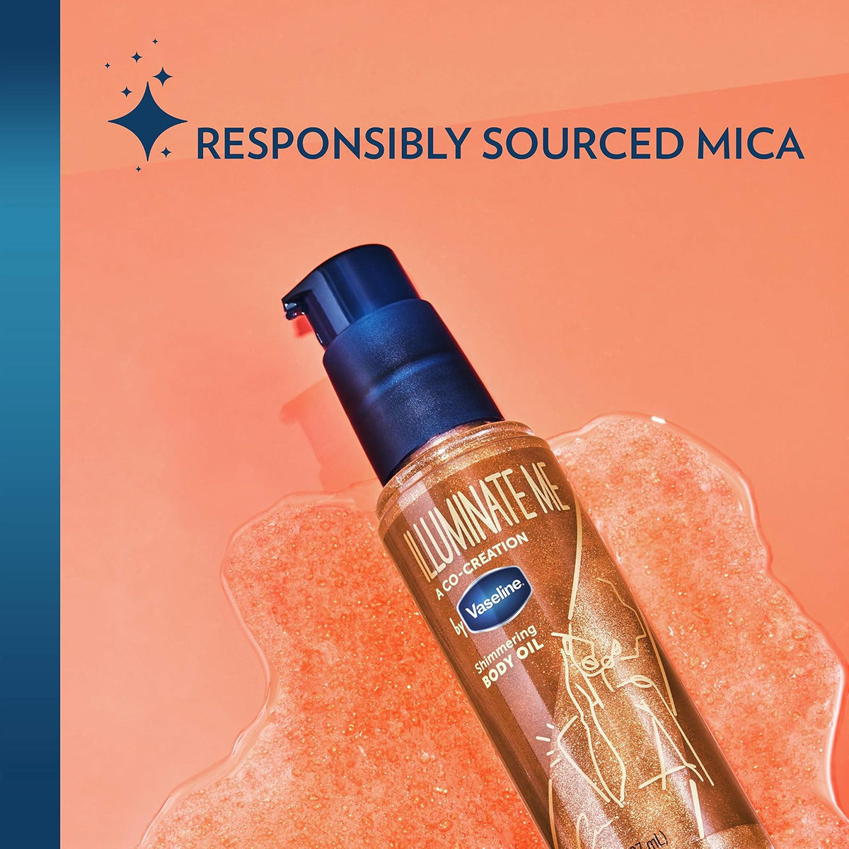 Vaseline Illuminate Me huile corps scintillante 100 ml