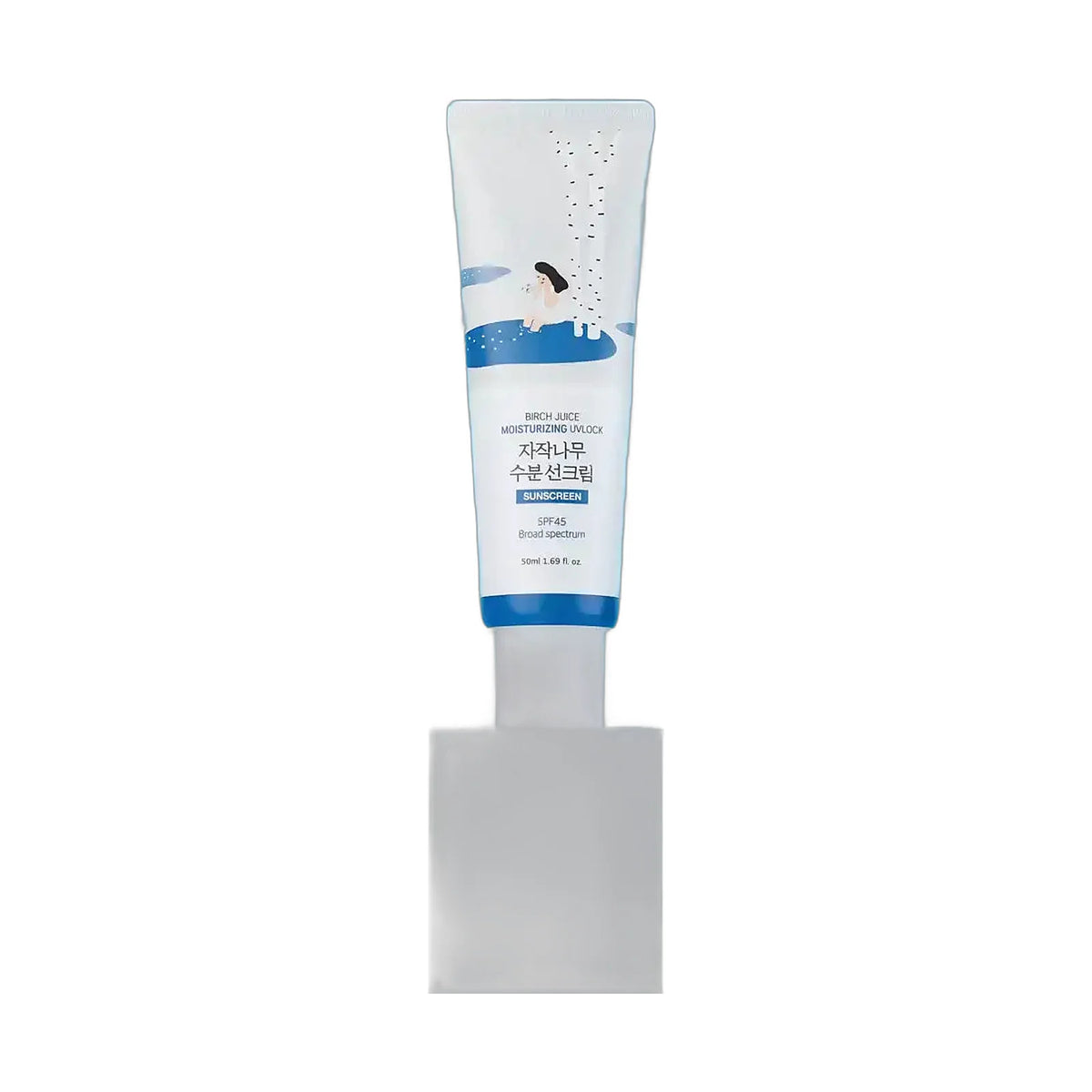 Crème solaire Round Lab Birch Juice Sunscreen à la sève de bouleau, tube de 50 ml, photo produit