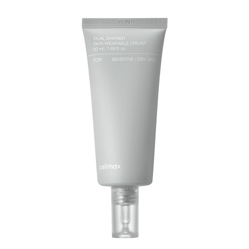 Celimax Dual Barrier Skin Wearable Cream 50 ml, tube seul sur fond blanc