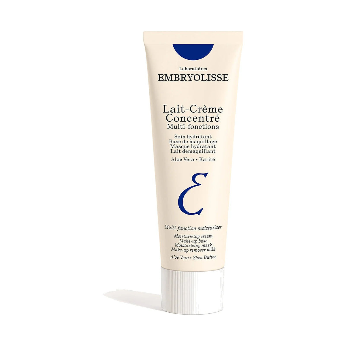 Embryolisse Lait-Crème Concentré 75 ml, tube de crème multi-usages, vu de face sur fond neutre
