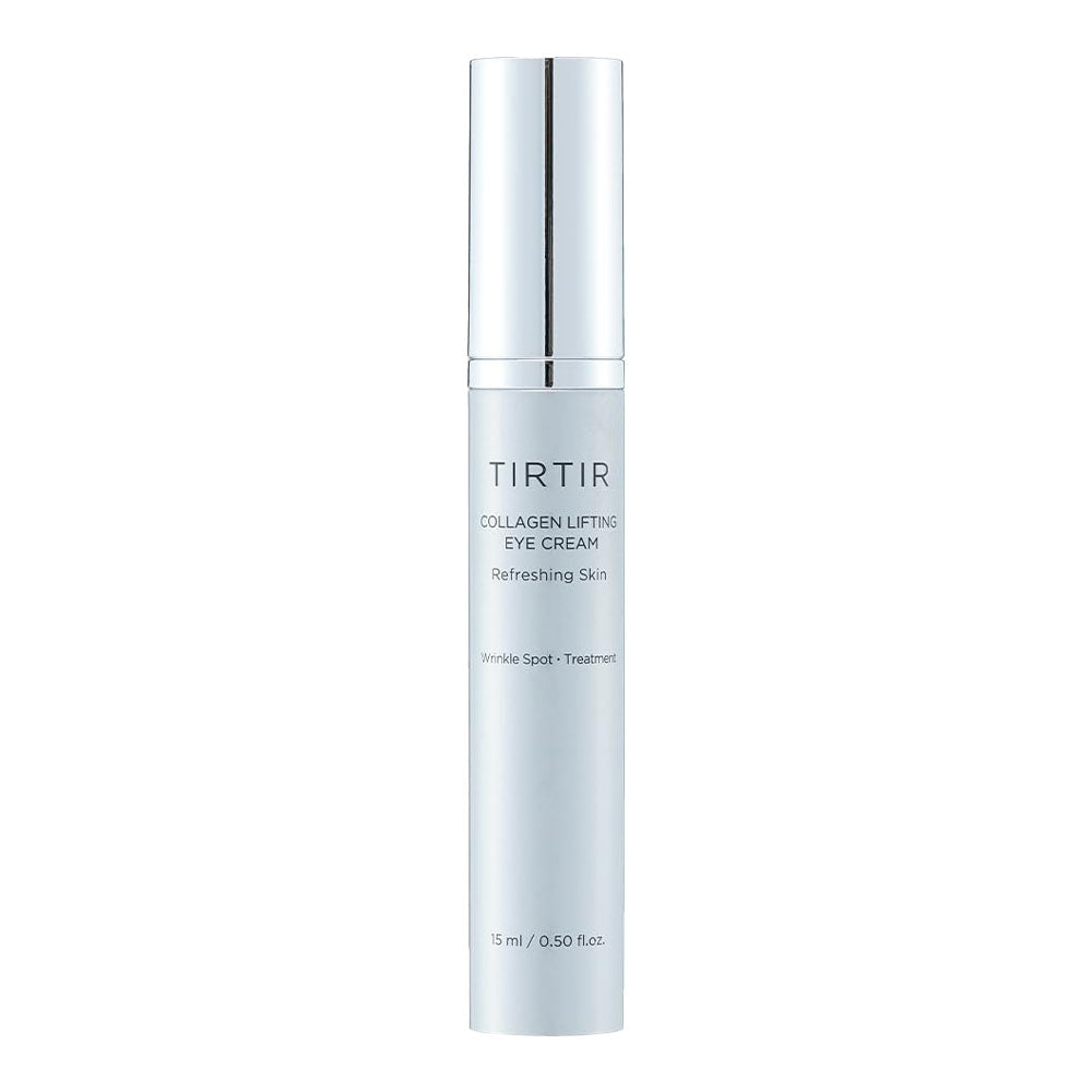 TIRTIR Collagen Lifting Eye Cream 15 ml, tube seul sur fond blanc