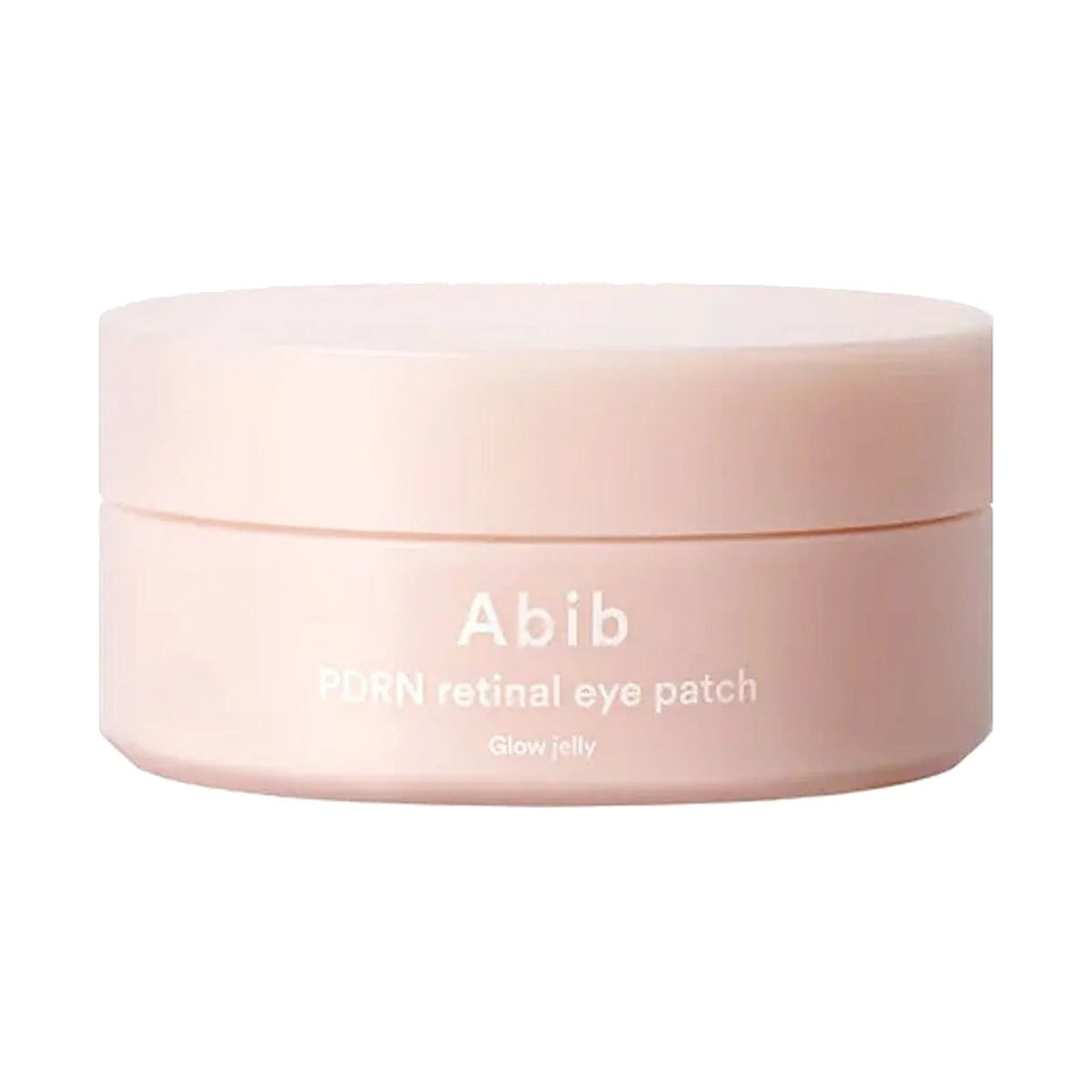 Patchs yeux Abib PDRN Retinal Eye Patch Glow Jelly, pot de 60 patchs seul sur fond blanc
