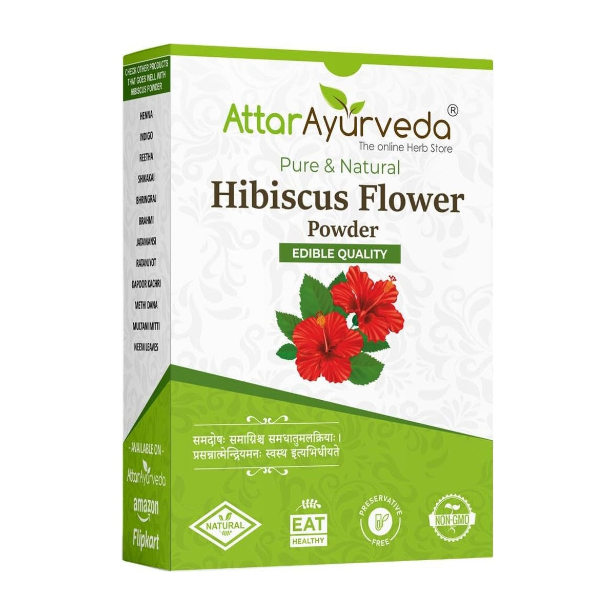Attar Ayurveda Poudre d'hibiscus 100 g