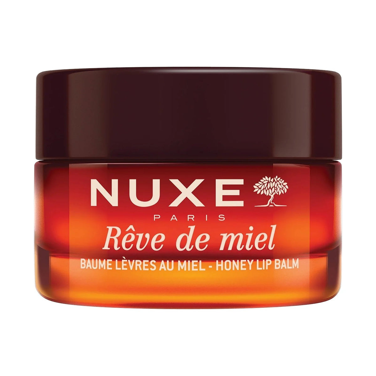 Pot de baume à lèvres Nuxe Rêve de Miel de 15 ml, soin au miel pour lèvres sèches, photo produit