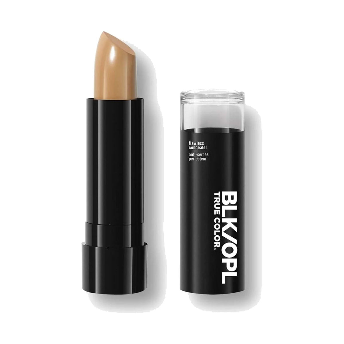Anticernes Black Opal Flawless Perfecting 3,4 g, teinte Honey, sur fond blanc