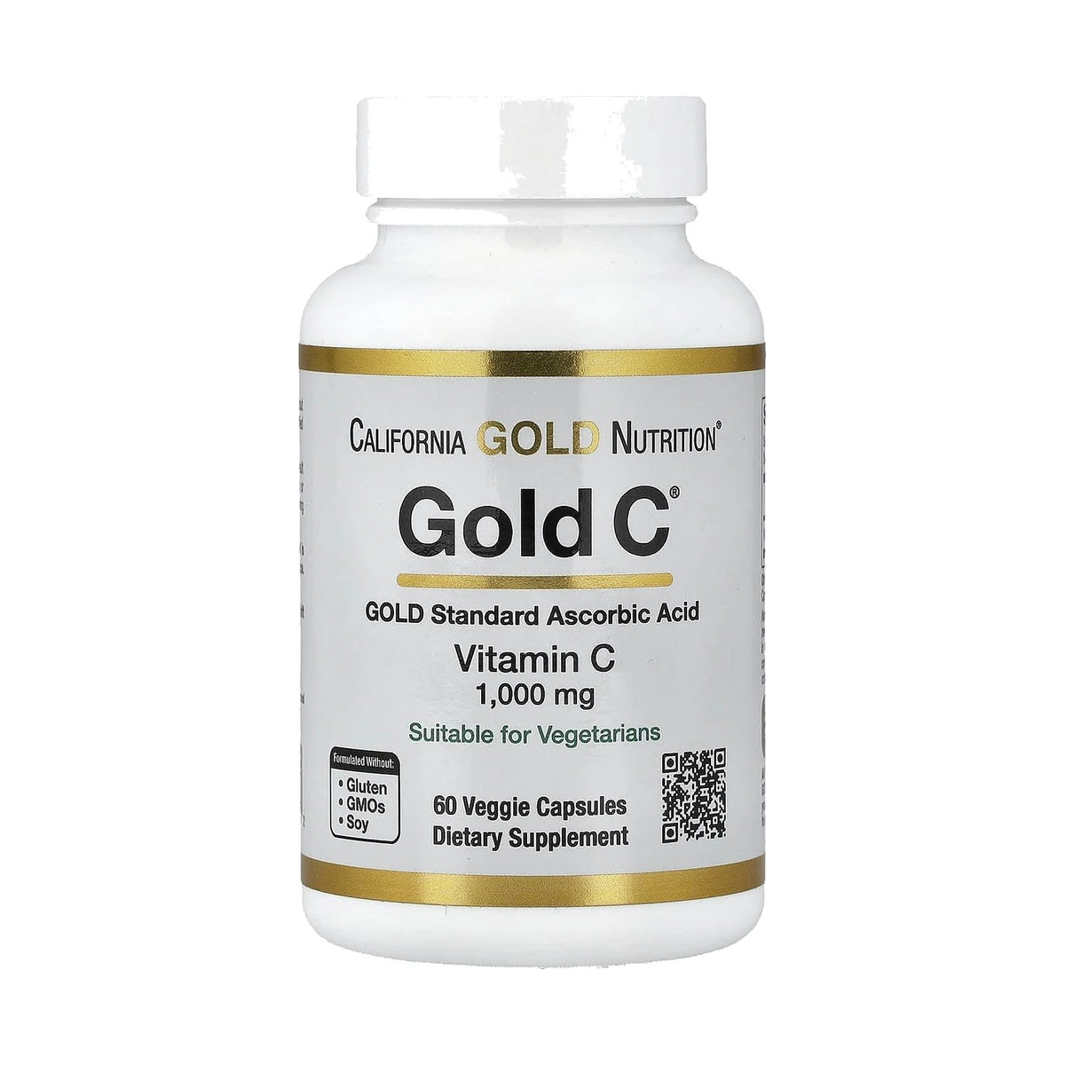 California Gold Nutrition Gold C Vitamine C 1 000 mg 60 gélules