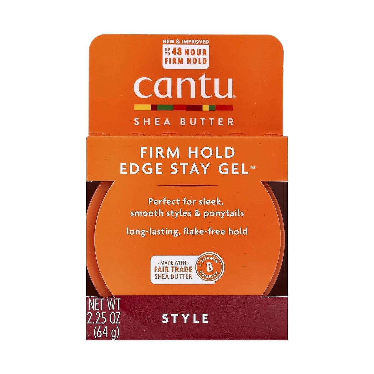 Cantu Edge Stay Gel tenue forte 64 g