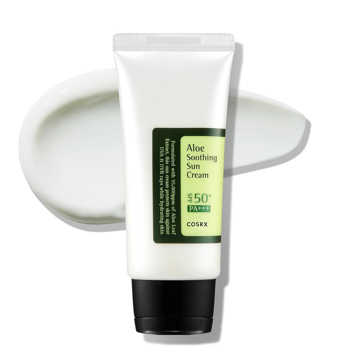 COSRX Aloe Soothing crème solaire SPF50+ sans traces blanches, 50 ml · photo 1