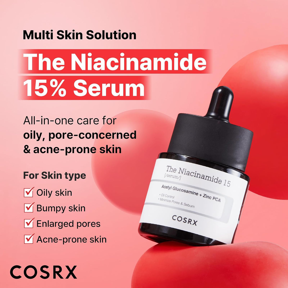 COSRX The Niacinamide 15 sérum anti-imperfections, 20 ml · photo 2