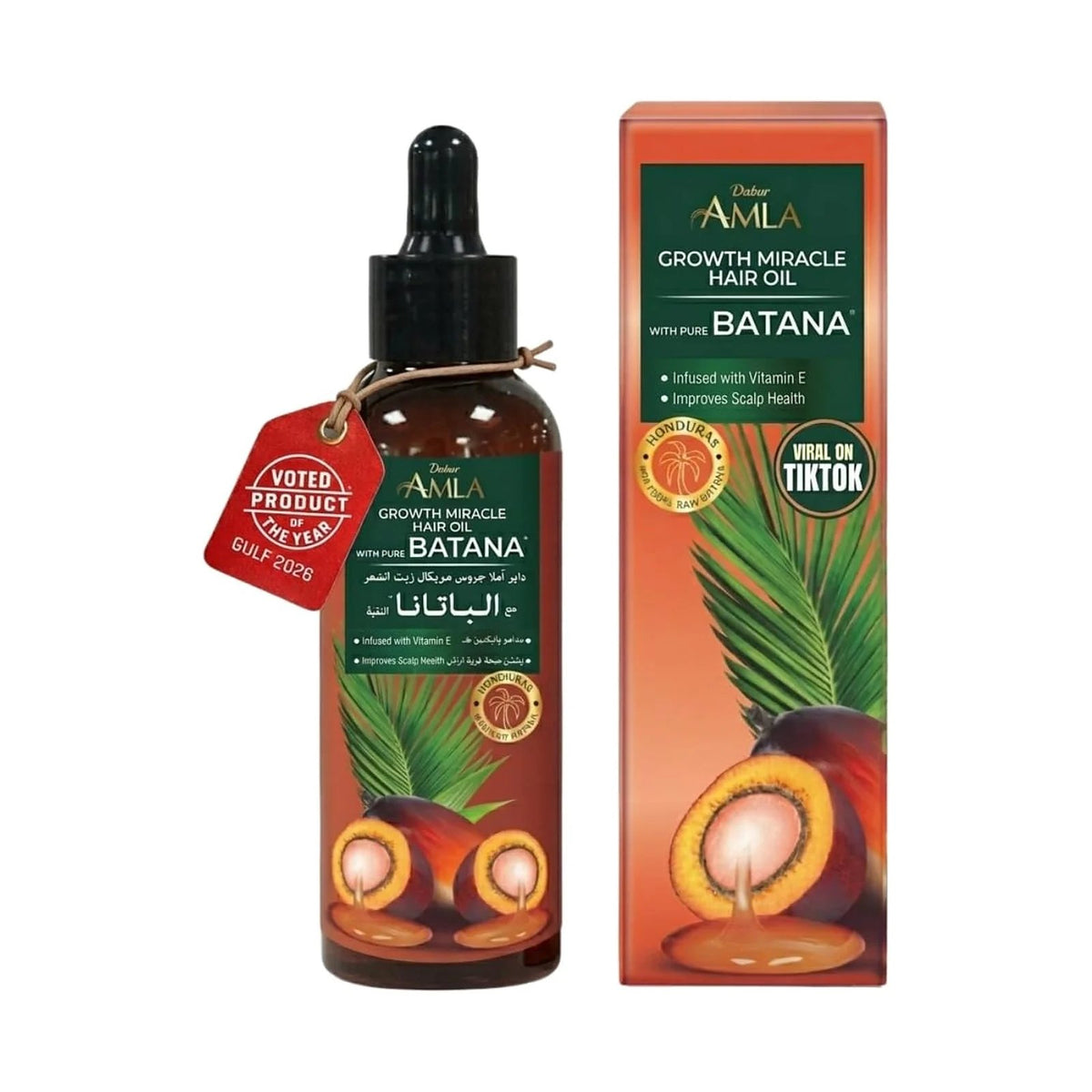 Dabur Amla Huile de batana pousse des cheveux 95 ml