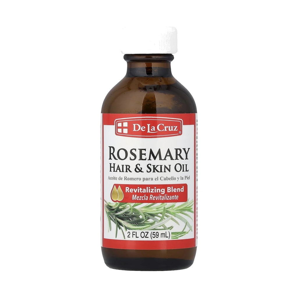 De La Cruz Huile de romarin cheveux et peau 59 ml