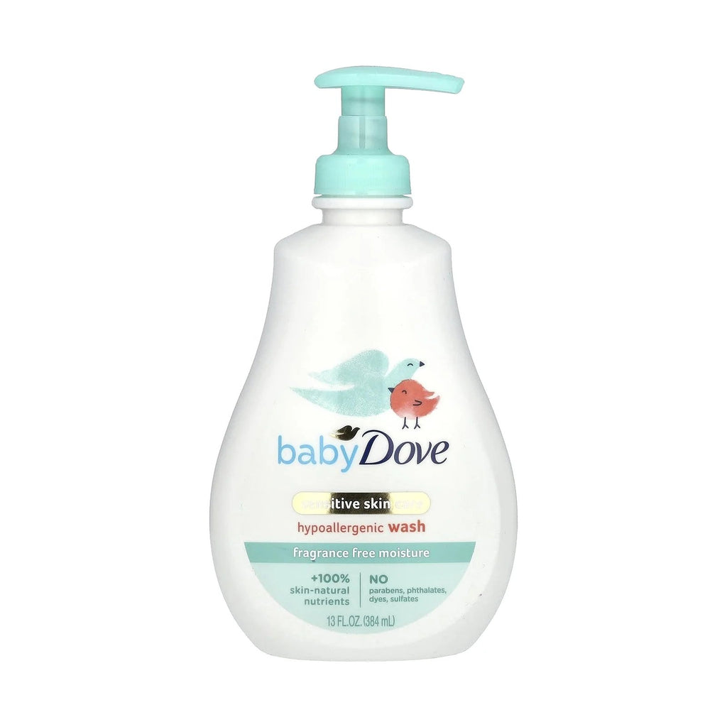 Dove Baby Gel lavant peaux sensibles sans parfum 384 ml