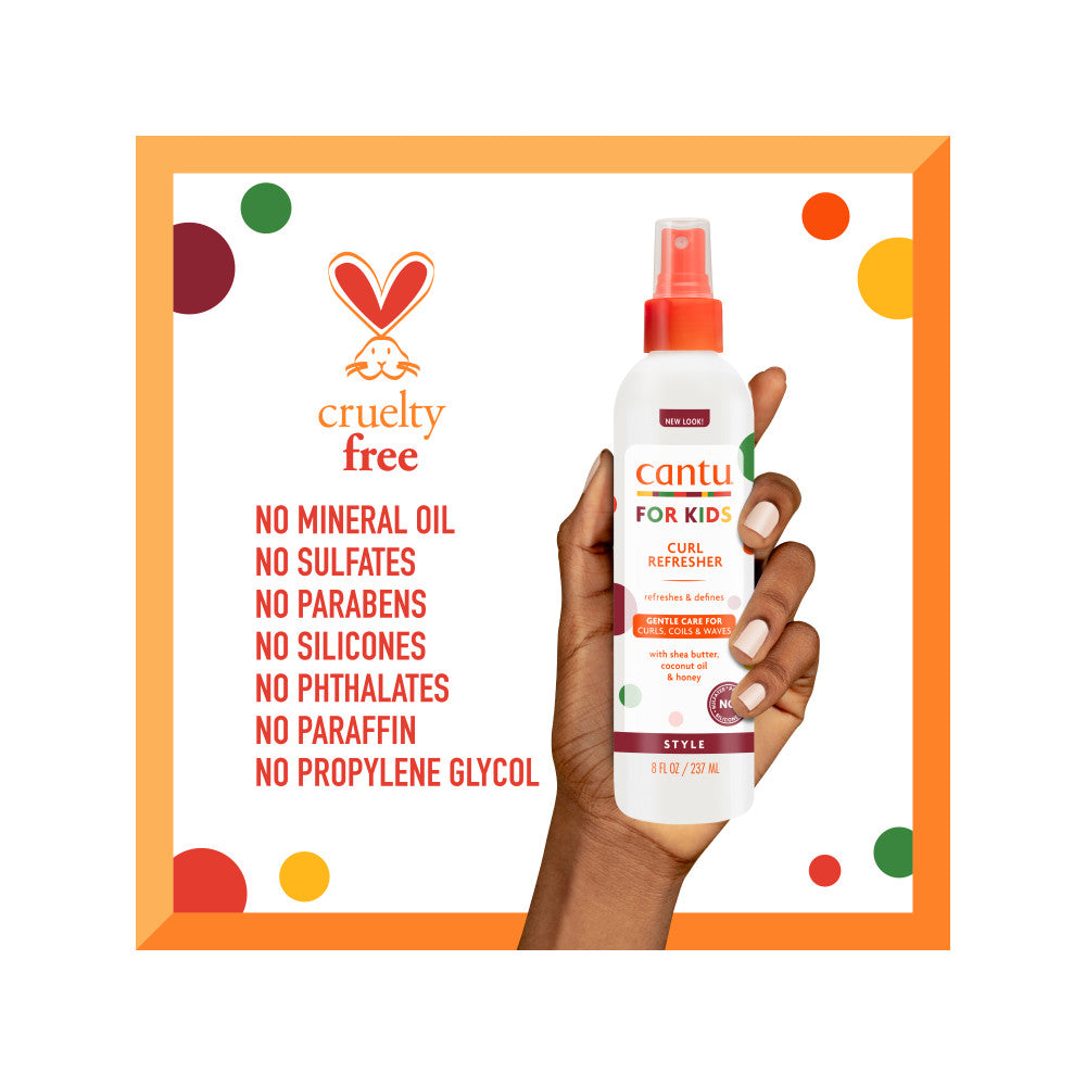 Cantu Kids spray rafraîchissant pour boucles 237 ml