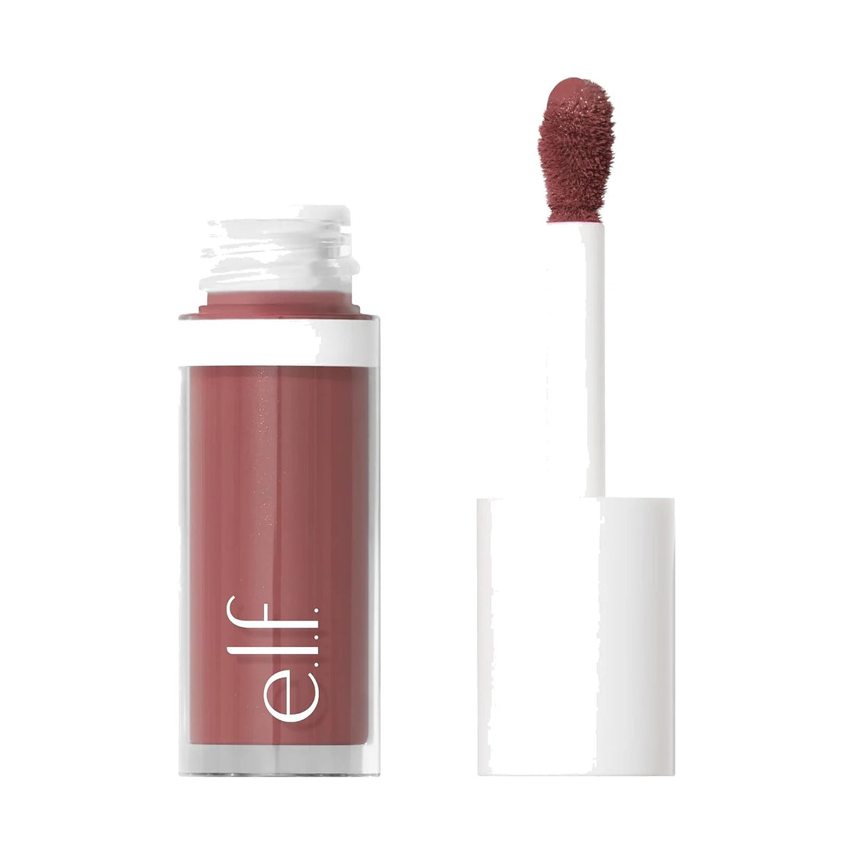 Blush liquide e.l.f. Camo Liquid Blush, teinte Suave Mauve, sur fond blanc