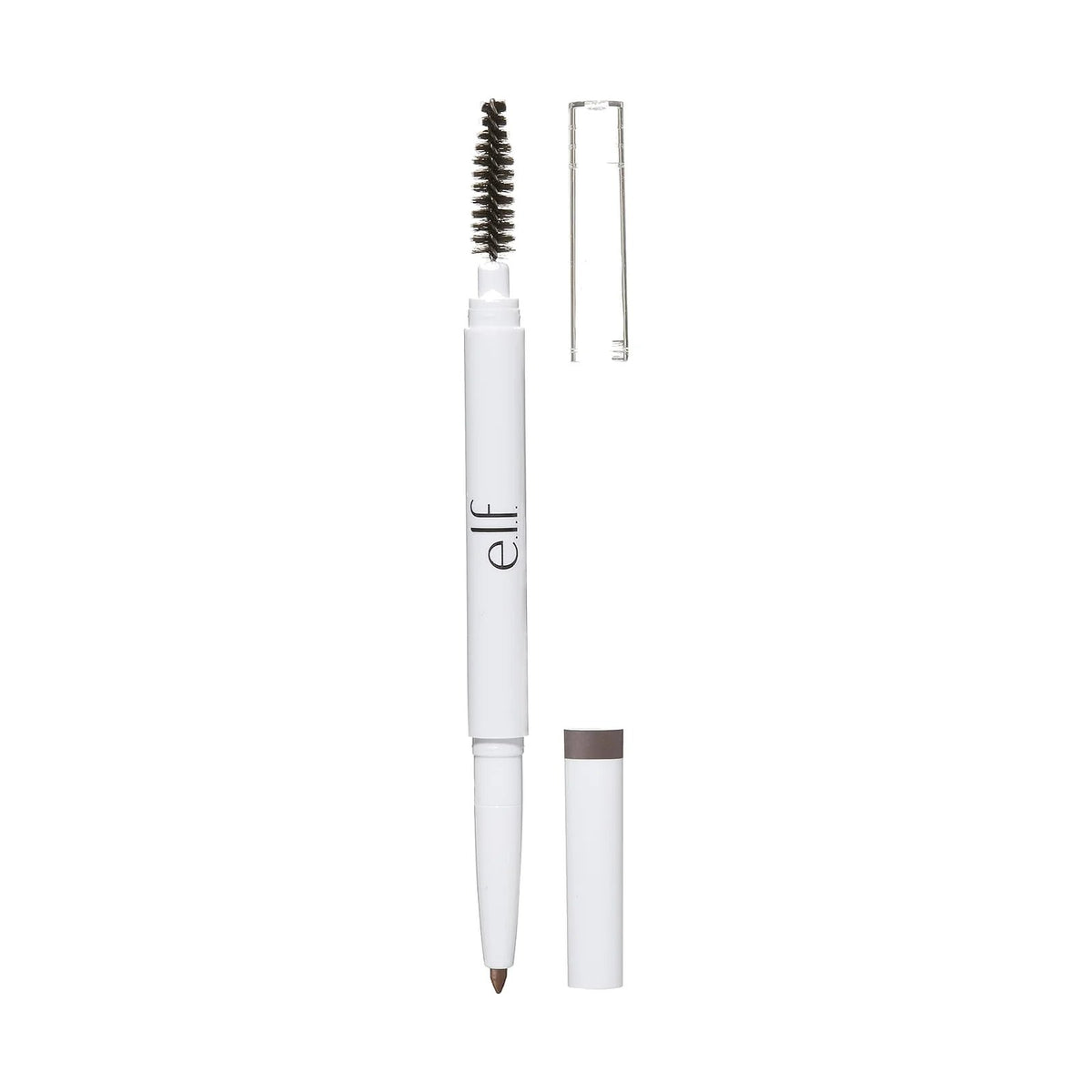 Crayon sourcils e.l.f. Instant Lift Brow Pencil, teinte Neutral Brown, sur fond blanc