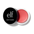 Blush e.l.f. Putty Blush dans son pot ouvert, teinte Tahiti, sur fond blanc