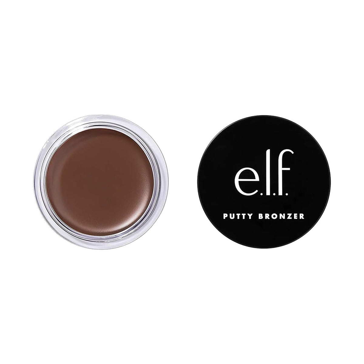 Bronzer crème e.l.f. Putty 10 g, teinte Beach Please!, sur fond blanc