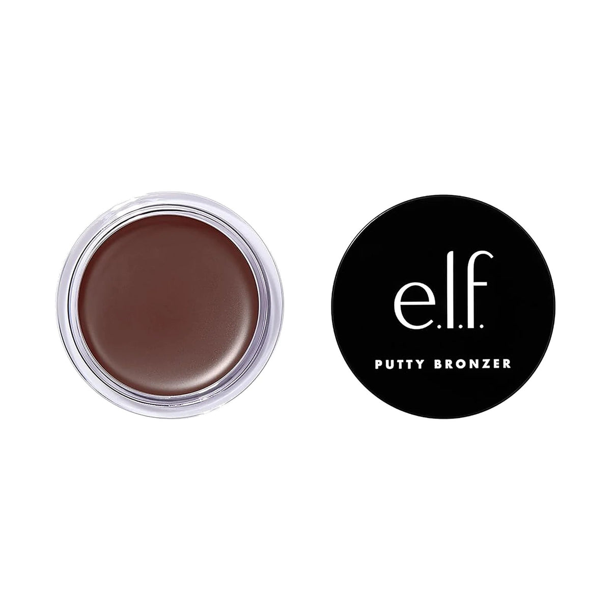 Bronzer crème e.l.f. Putty 10 g, teinte Cabana Cutie, sur fond blanc