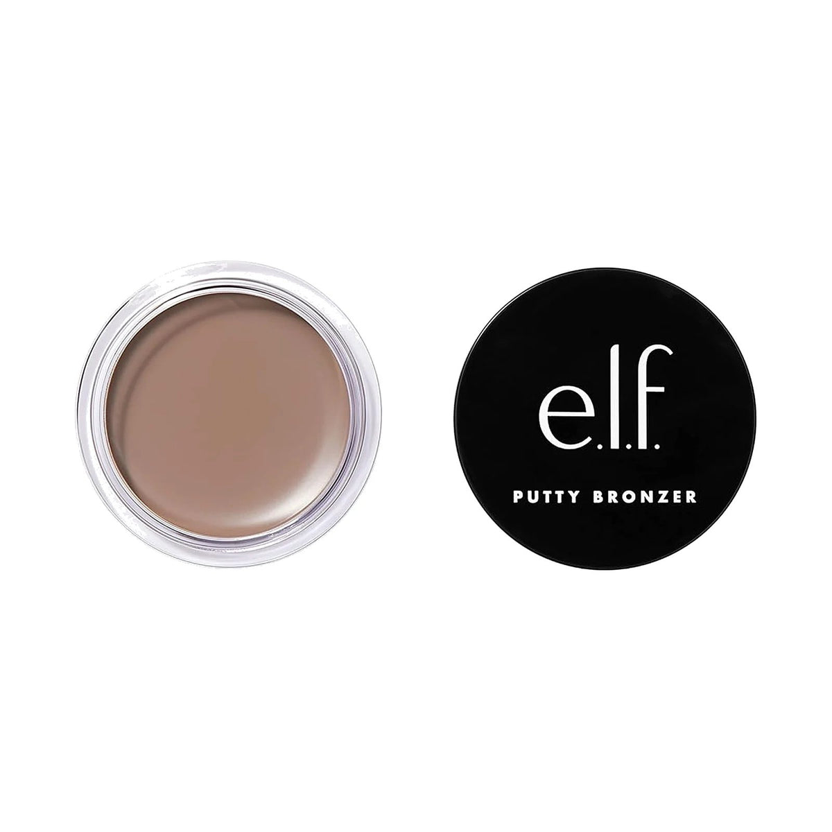 Bronzer crème e.l.f. Putty 10 g, teinte Feelin' Shady, sur fond blanc