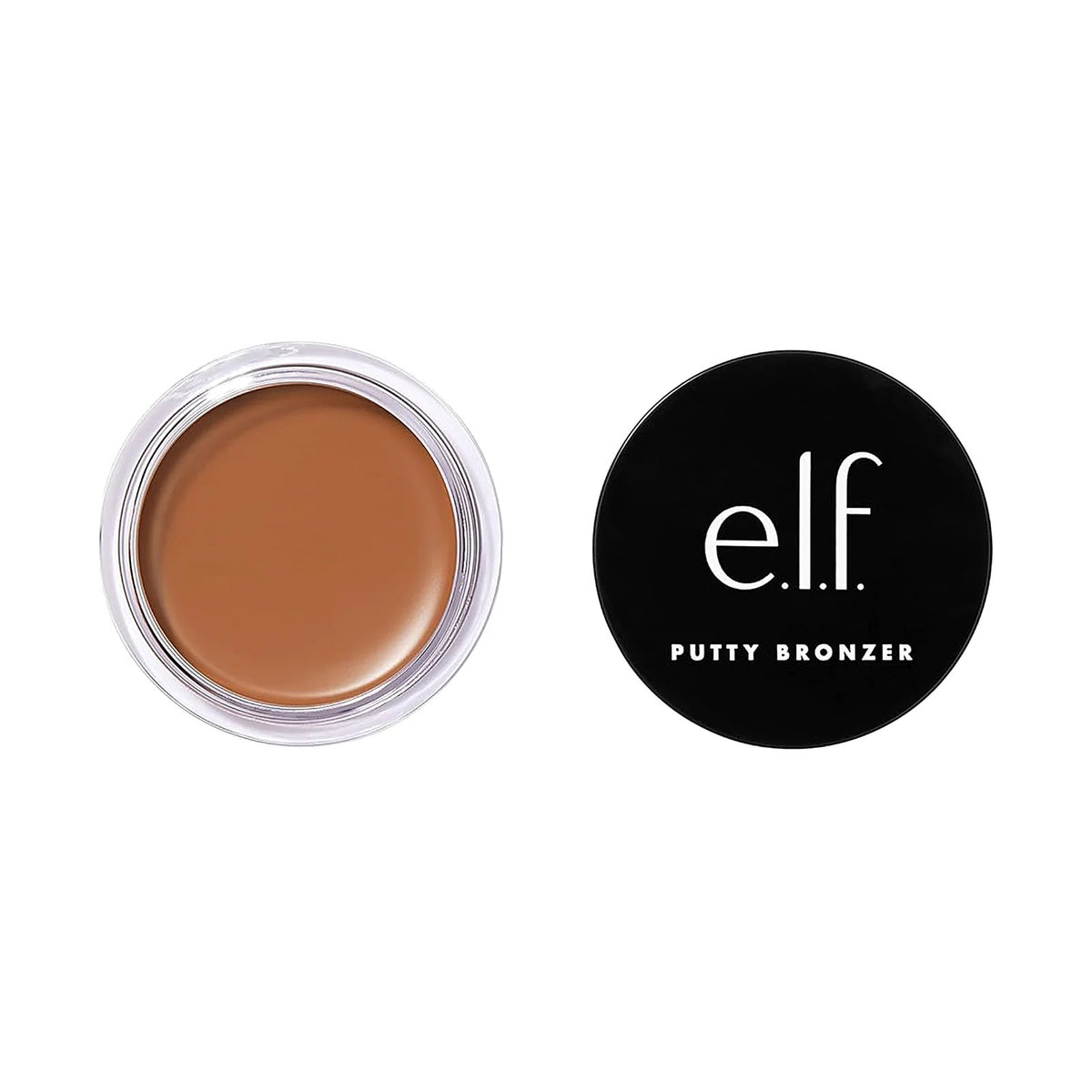 Bronzer crème e.l.f. Putty 10 g, teinte Golden Dazer, sur fond blanc