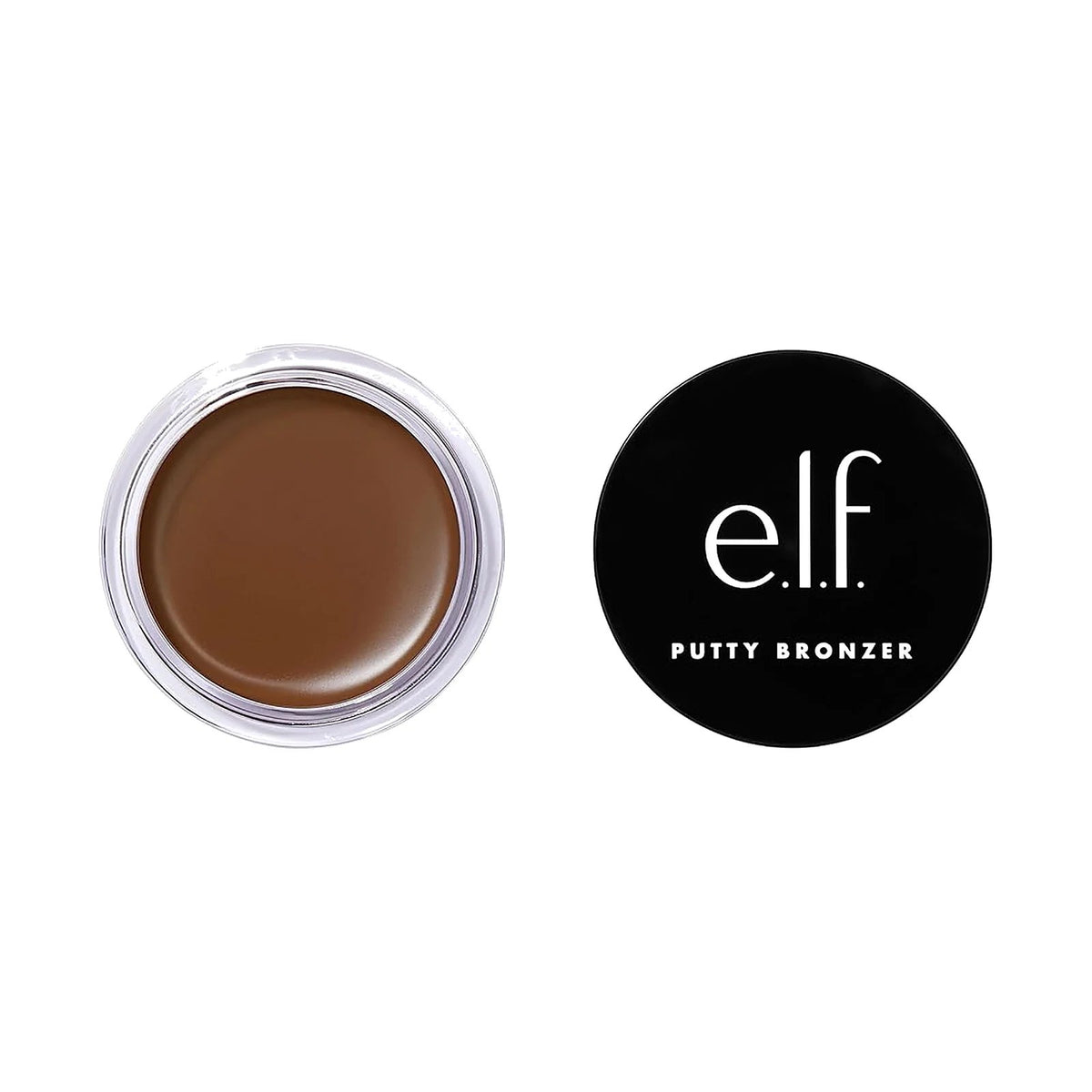 Bronzer crème e.l.f. Putty 10 g, teinte Sun Kissed, sur fond blanc