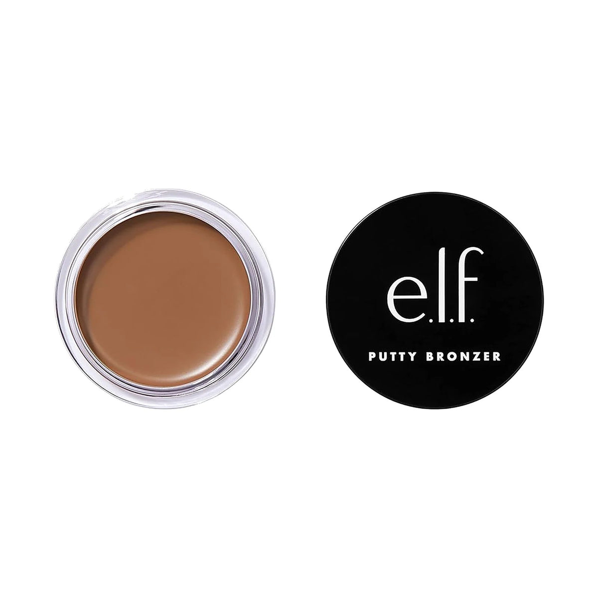 Bronzer crème e.l.f. Putty 10 g, teinte Tan Lines, sur fond blanc