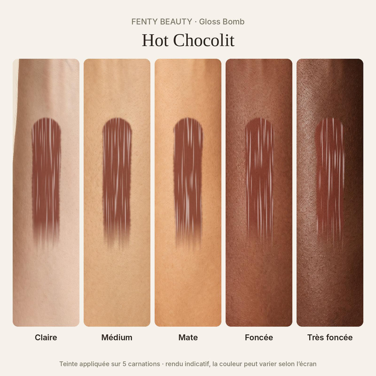 Fenty Beauty Gloss Bomb gloss lumineux, 9 ml - Hot Chocolit