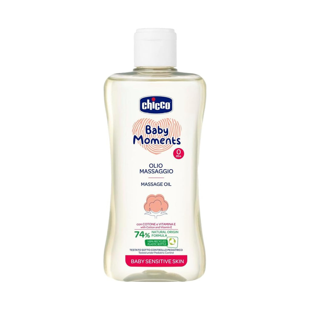 Chicco Baby Moments huile de massage bébé 200 ml