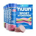 Nuun Sport comprimés effervescents d'électrolytes, 4 tubes