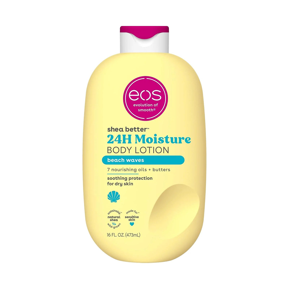 eos Shea Better Lait corps 24H 473 ml - Beach Waves