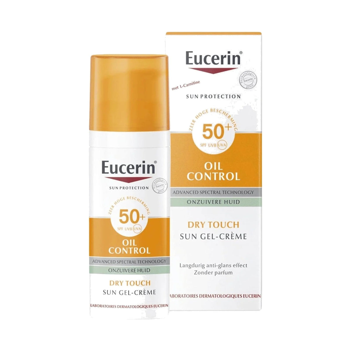Eucerin Sun Oil Control Gel-crème toucher sec SPF50+ 50 ml