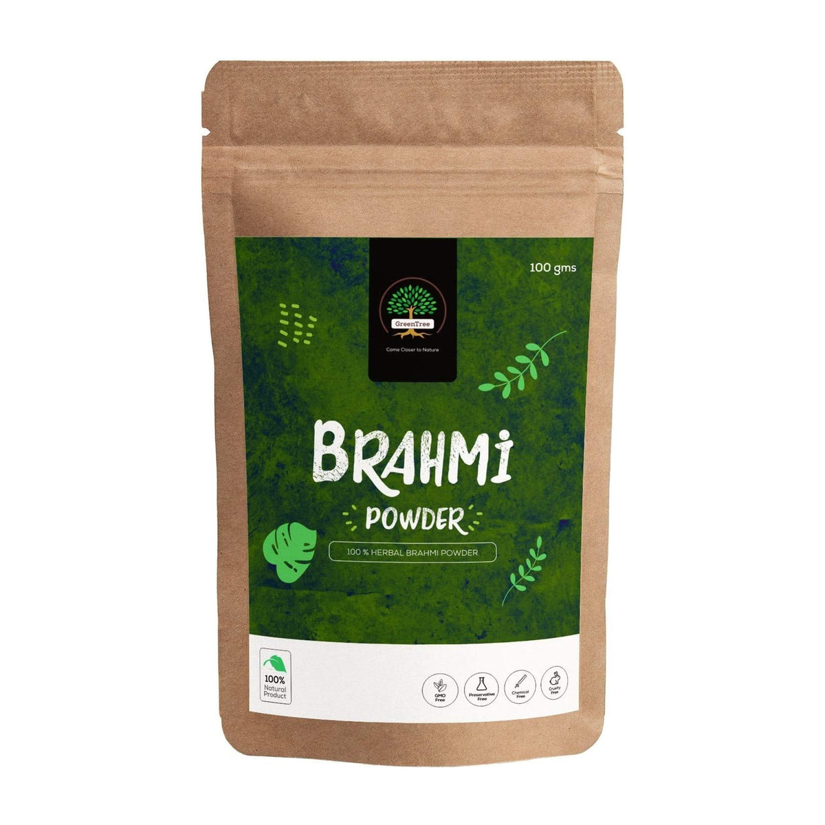 GreenTree Poudre de brahmi 100 g
