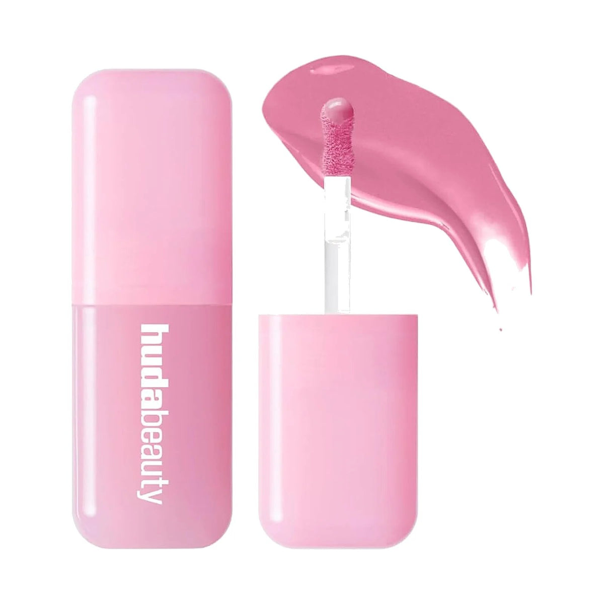 Blush liquide Huda Beauty Blush Filter 4,5 ml, teinte Ube Cream, sur fond blanc